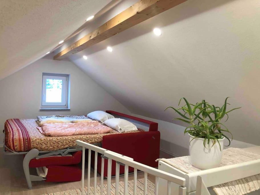 3 Zimmer Neubauwohnung In Der Schwaebischen Toskana Löwenstein エクステリア 写真